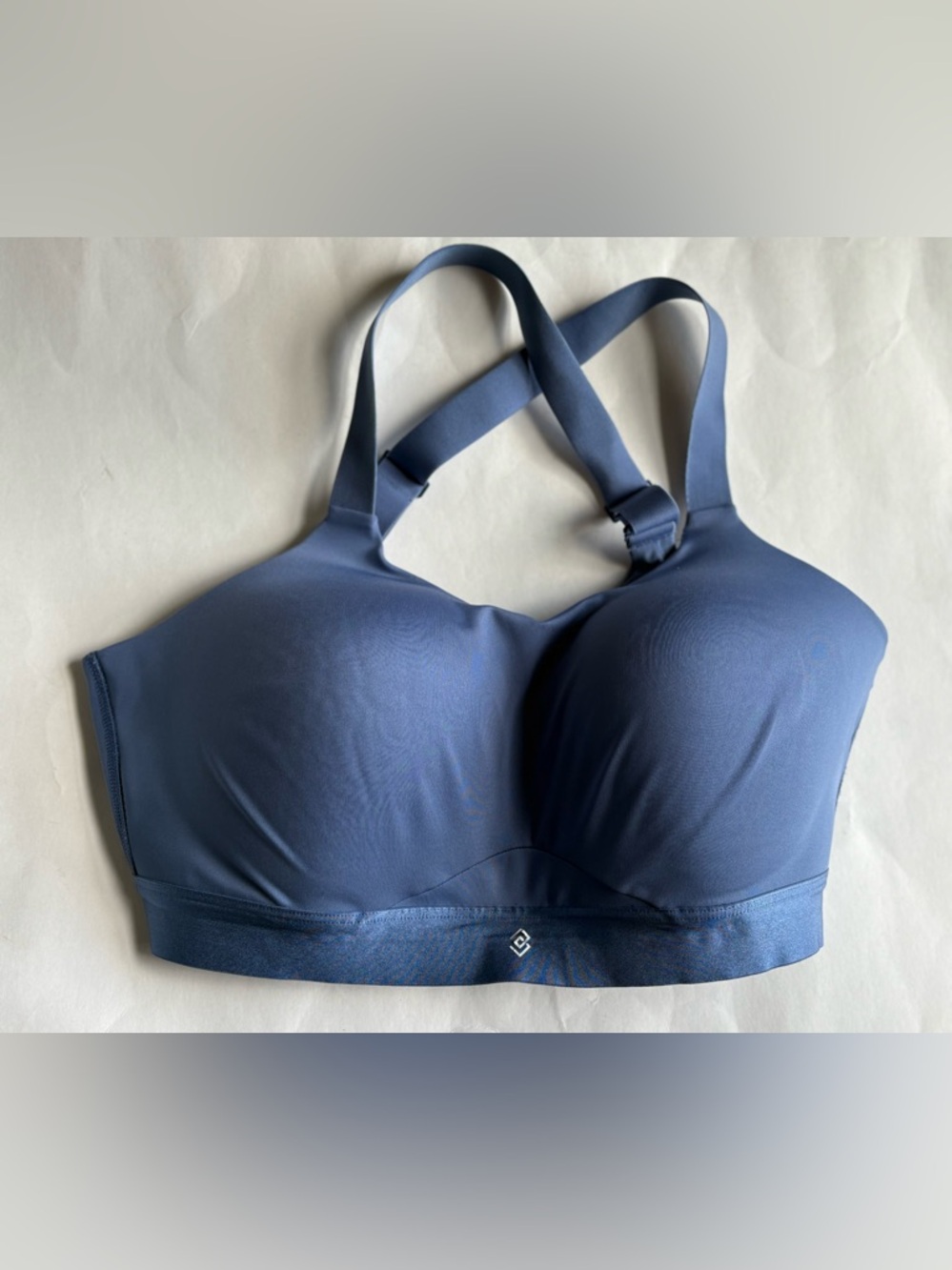 ThirdLove Kinetic High Impact Wireless Sports Bra Blue 36F Adjustable